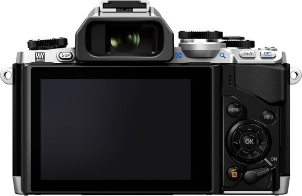 OM SYSTEM OLYMPUS OM-D E-M10 Mirrorless Digital Camera (Silver)- Body only - Image 2